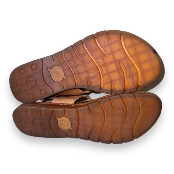Born Belluno Leather Sandals Brown/Nut F00006 Women's 9M - Picture 8 of 10